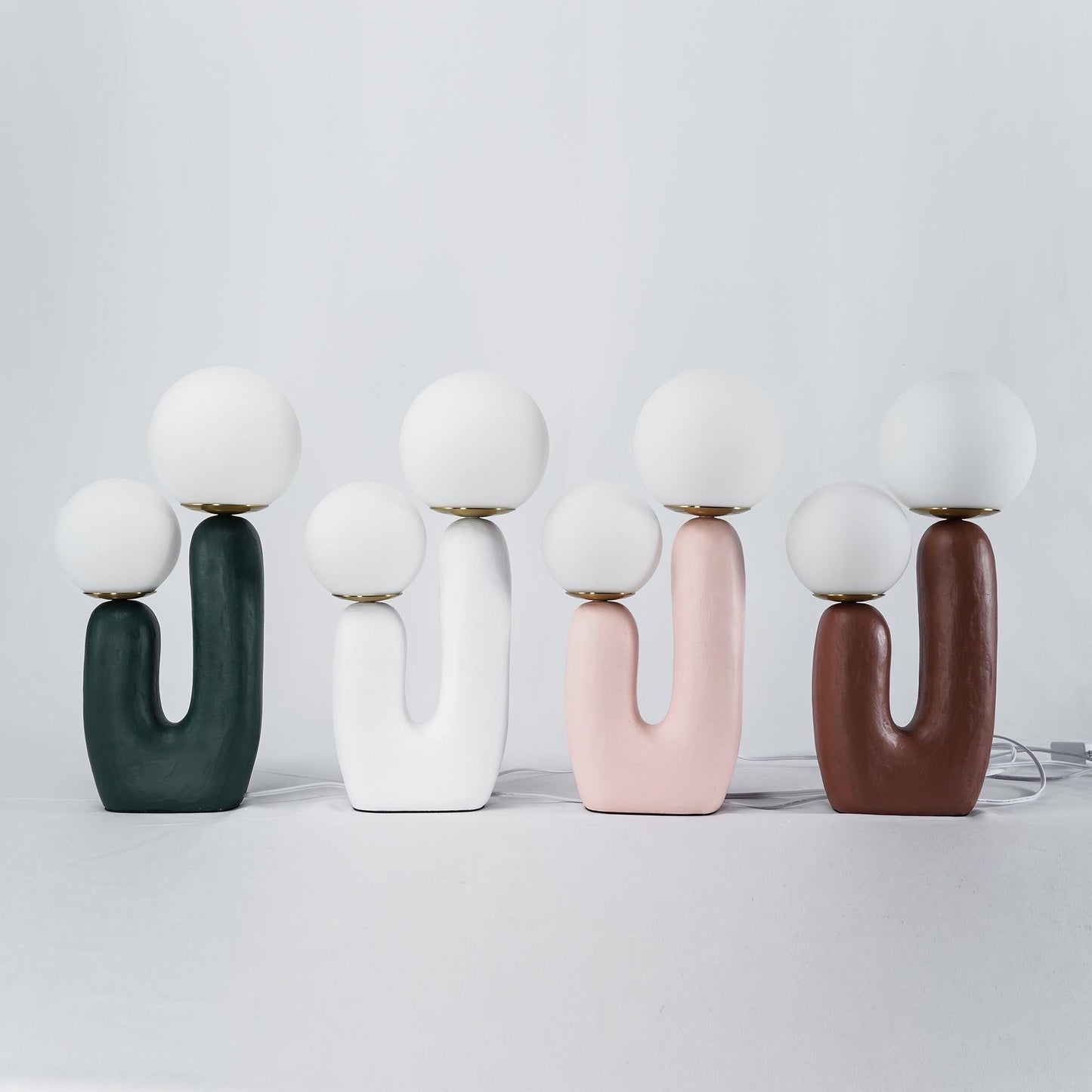 Textured Stone Table Lamp