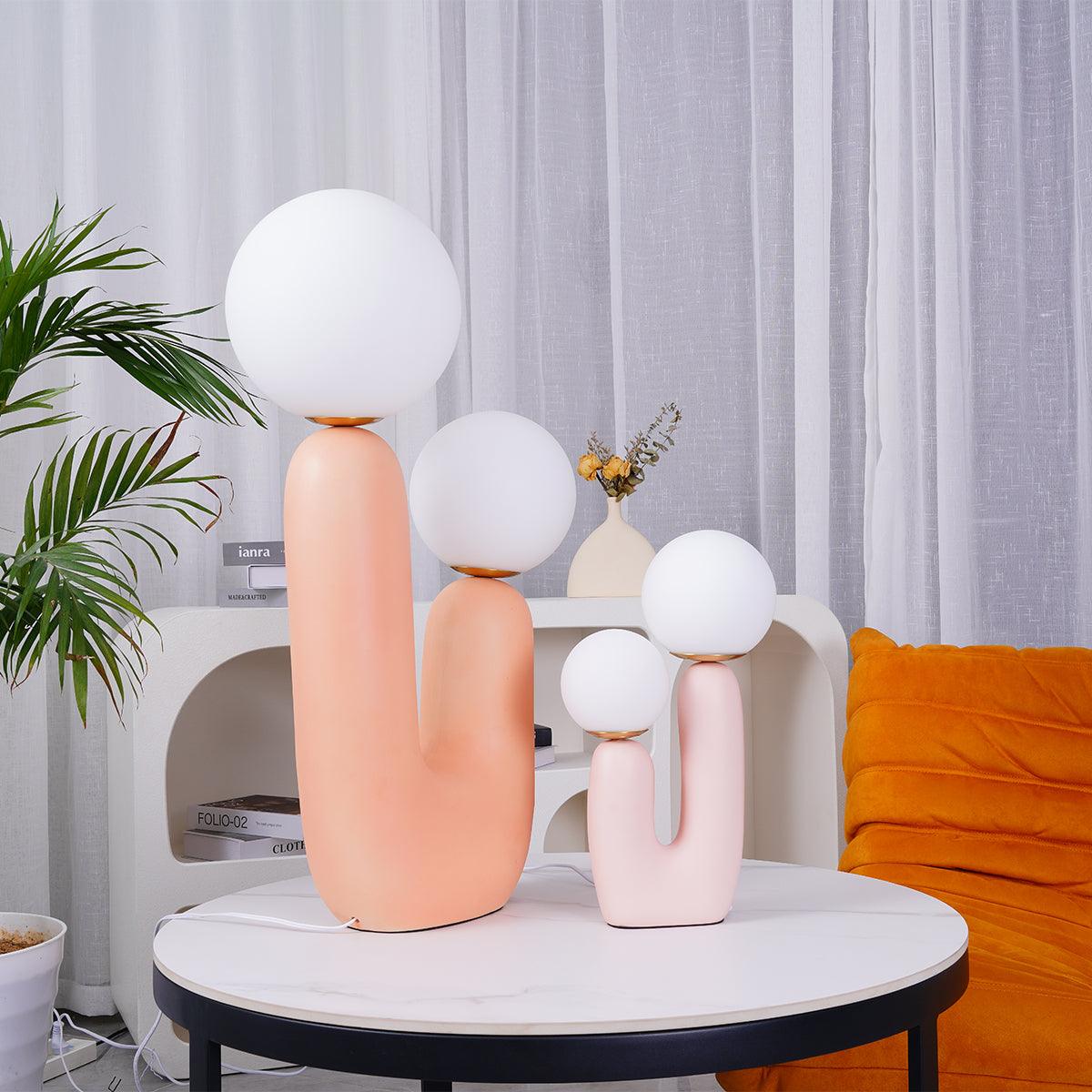 Textured Stone Table Lamp