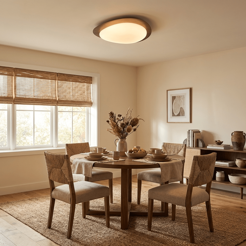 Pebble Flush Ceiling Light