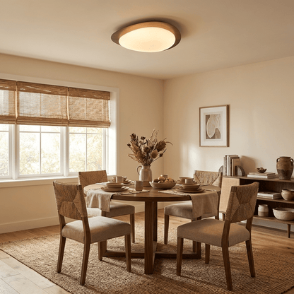 Pebble Flush Ceiling Light