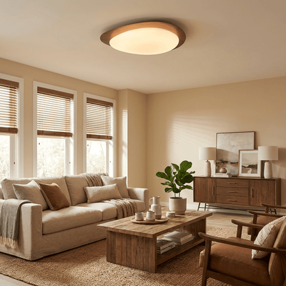 Pebble Flush Ceiling Light