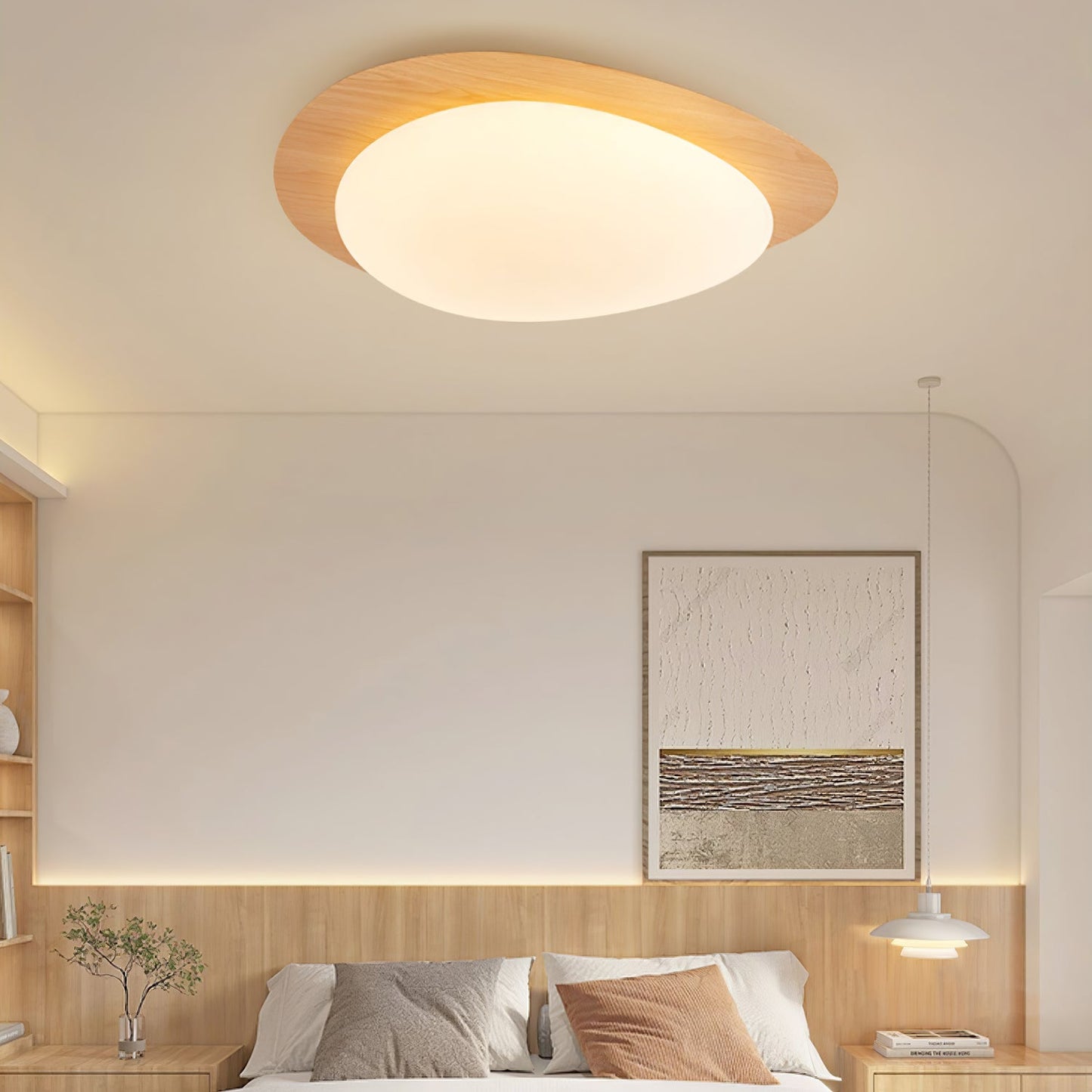 Pebble Flush Ceiling Light