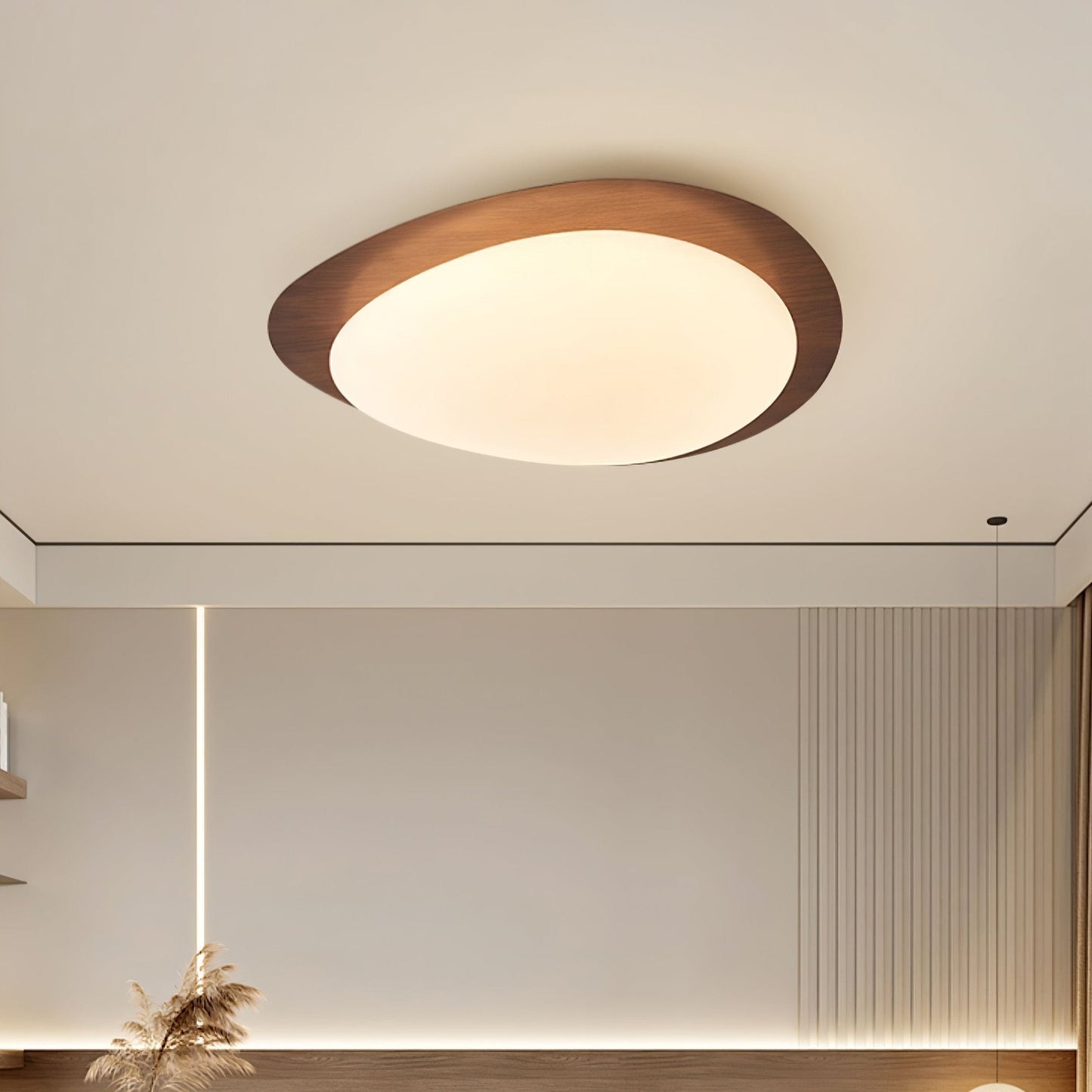 Pebble Flush Ceiling Light