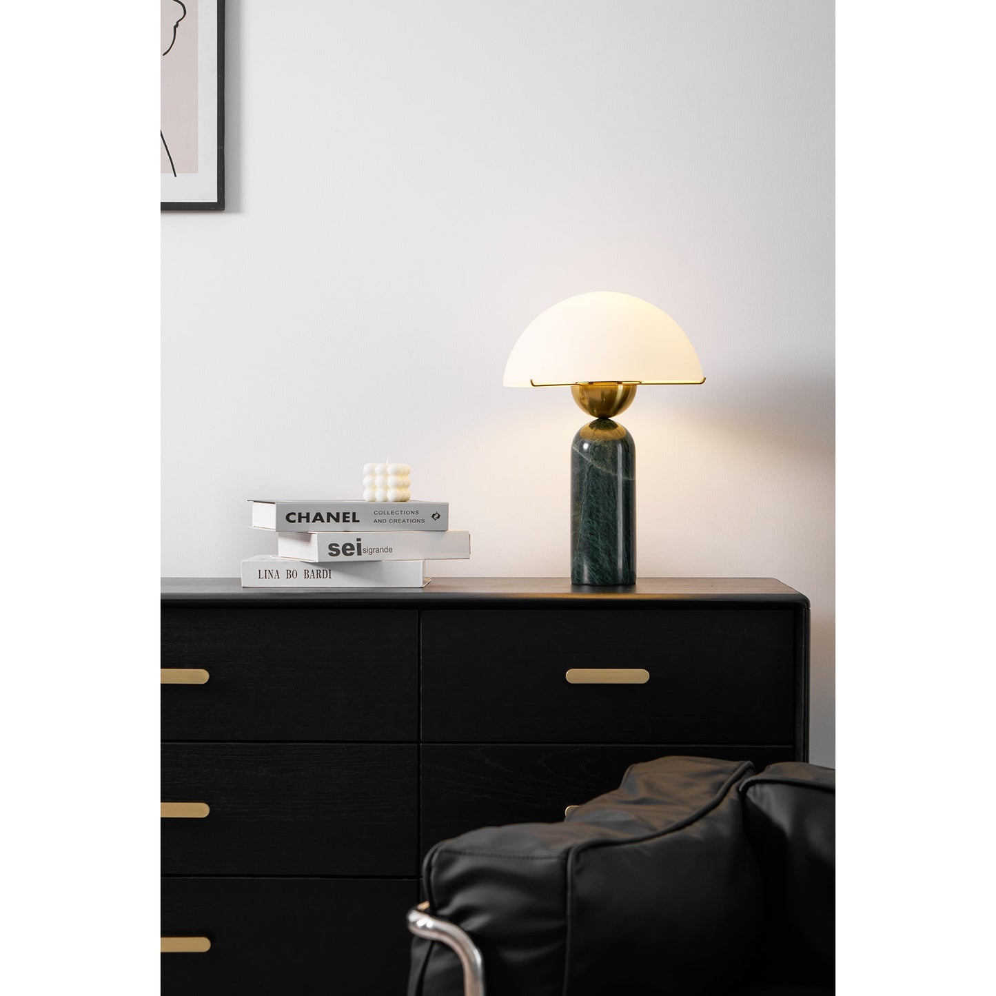 Alabaster Bloom Table Lamp