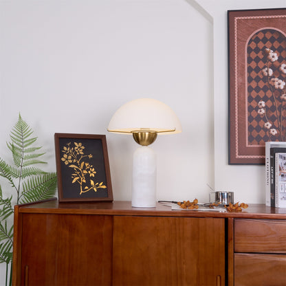Alabaster Bloom Table Lamp