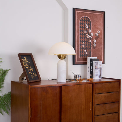 Alabaster Bloom Table Lamp