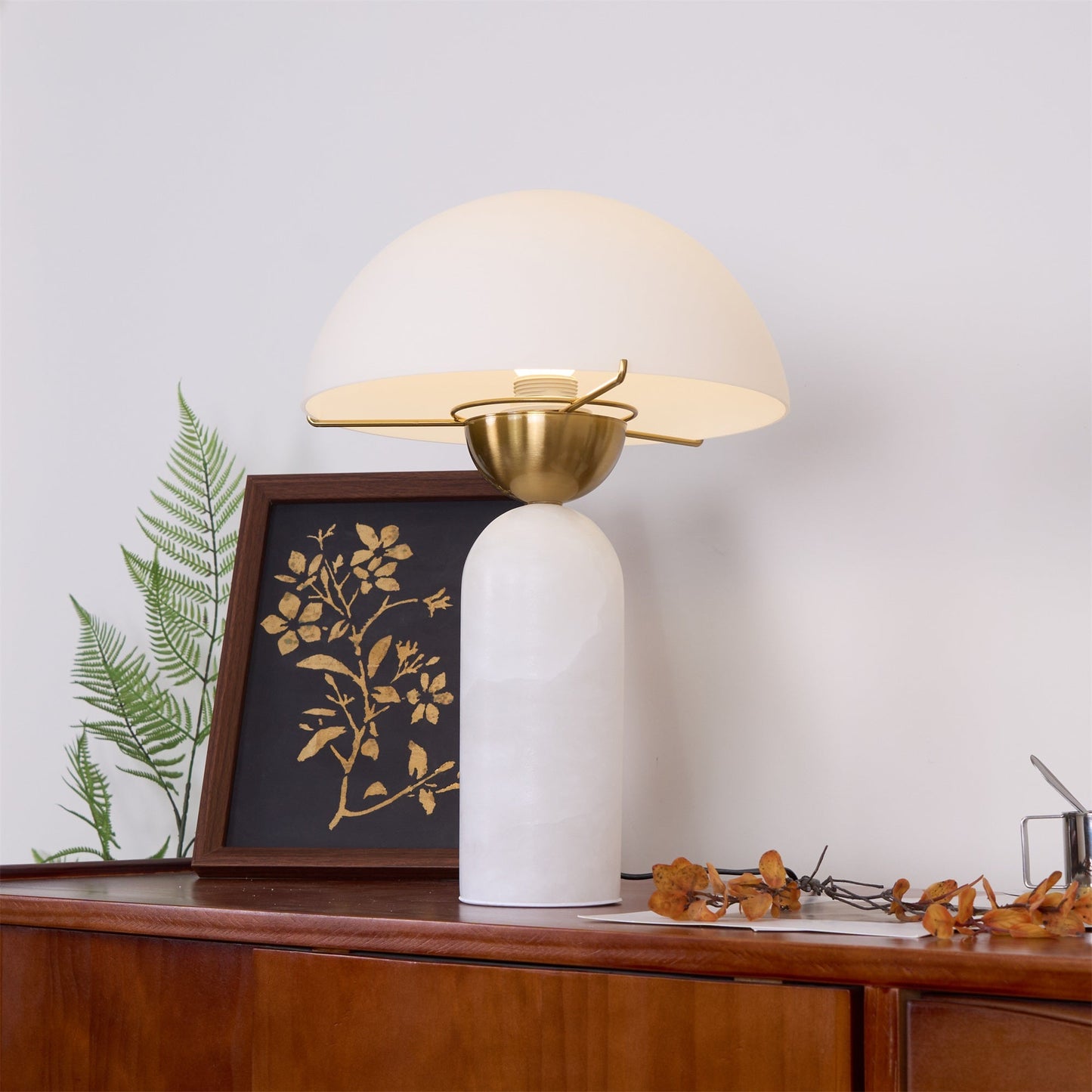 Alabaster Bloom Table Lamp