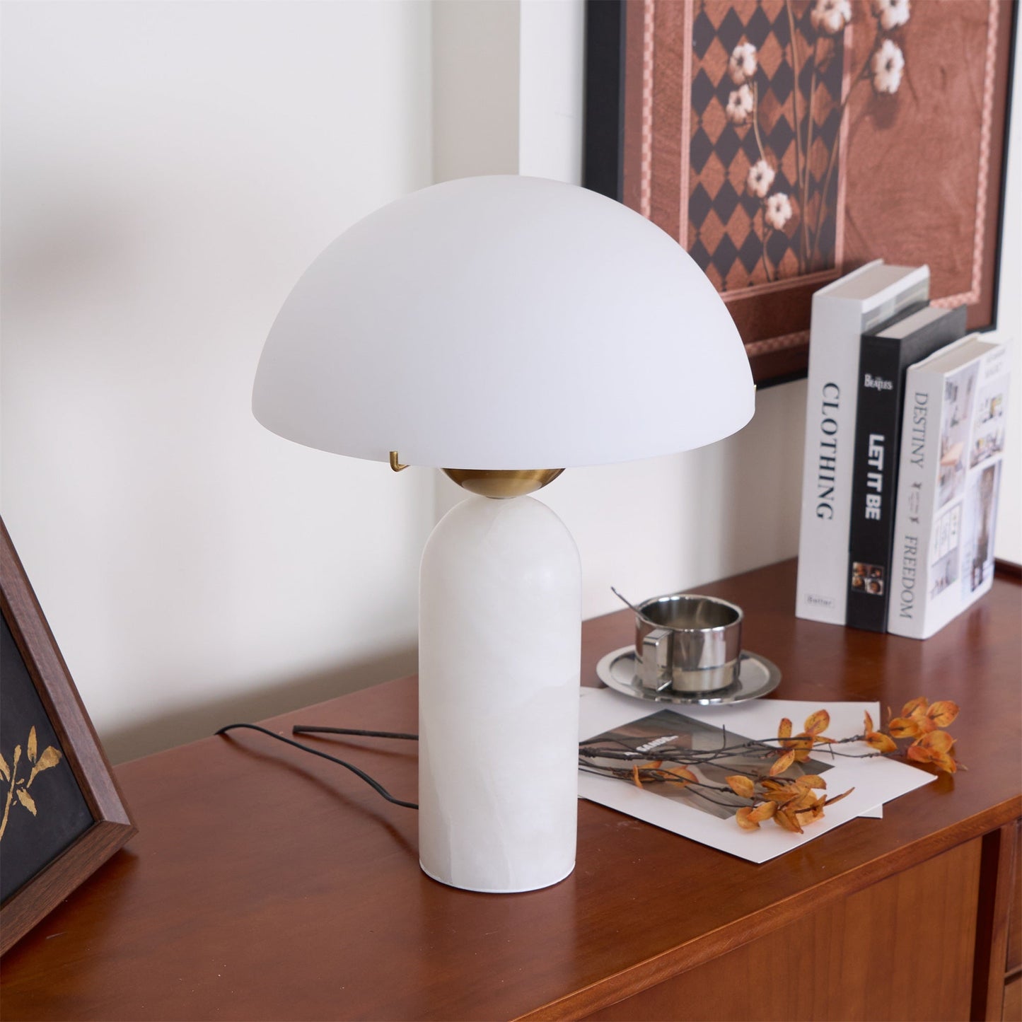 Alabaster Bloom Table Lamp