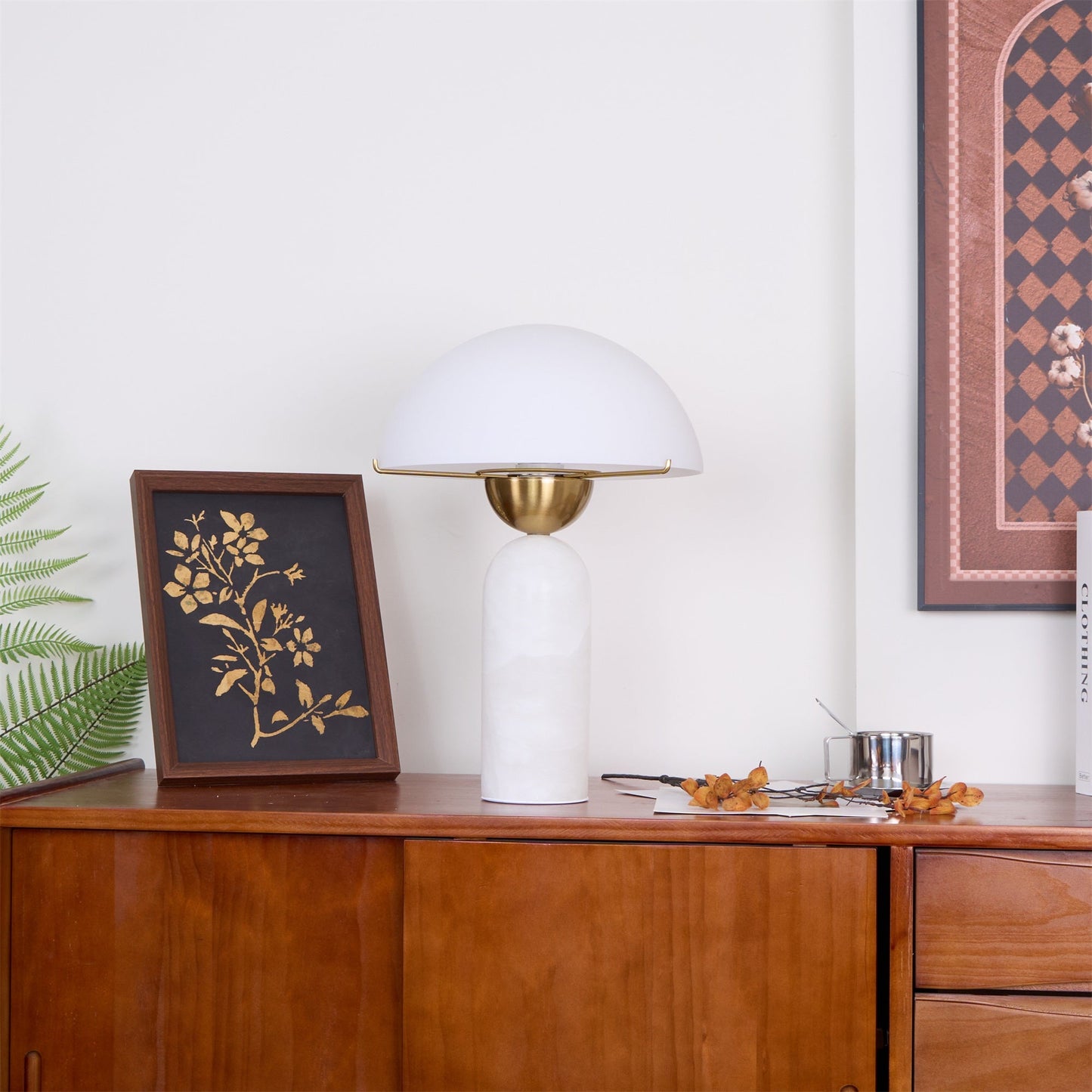 Alabaster Bloom Table Lamp