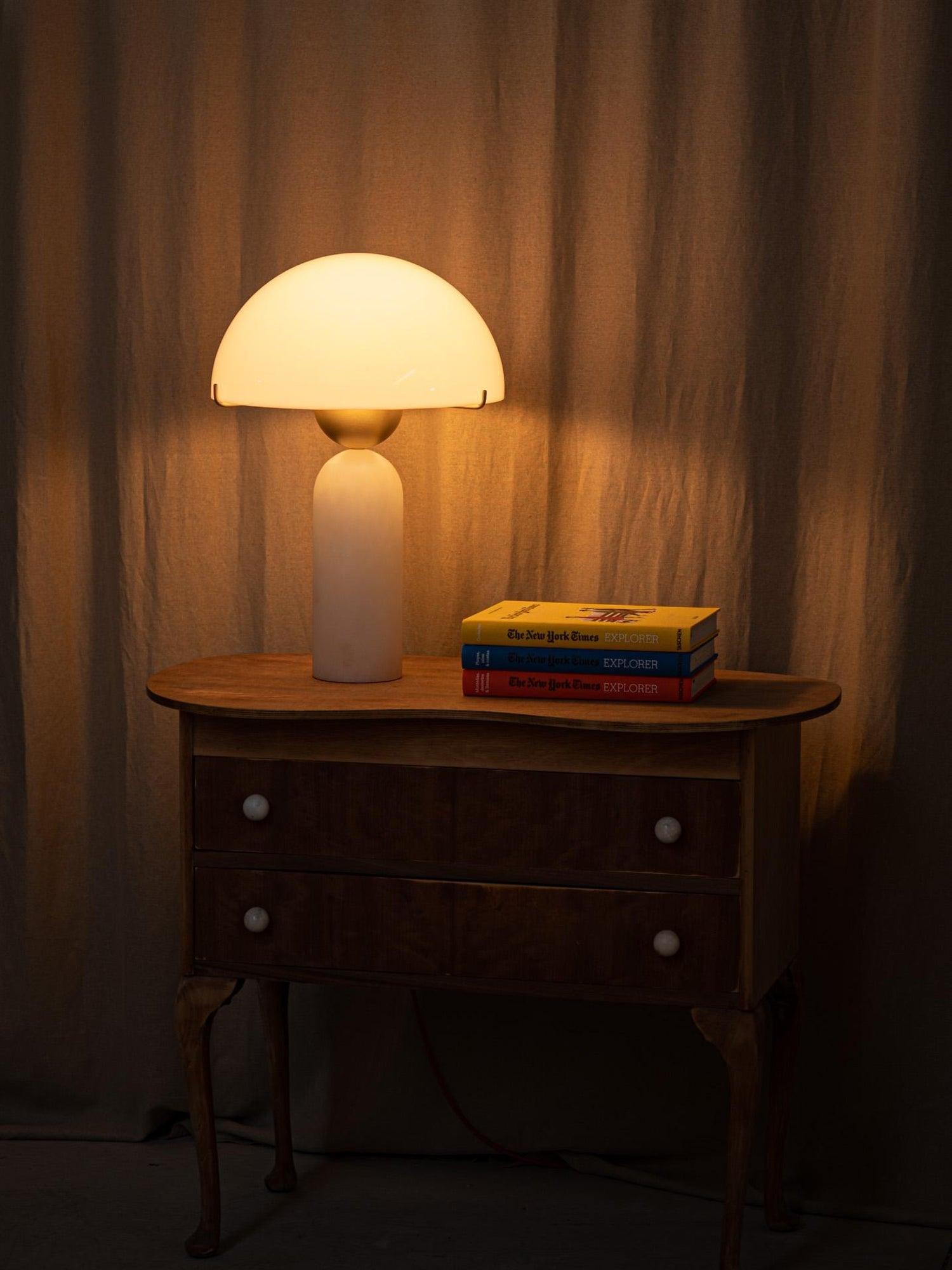 Alabaster Bloom Table Lamp