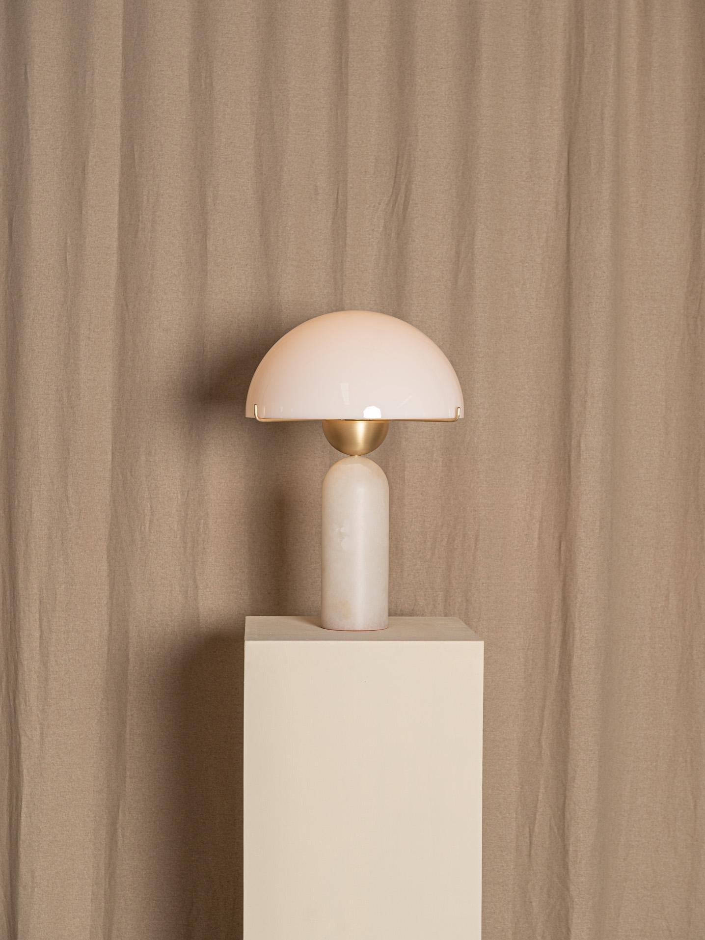 Alabaster Bloom Table Lamp