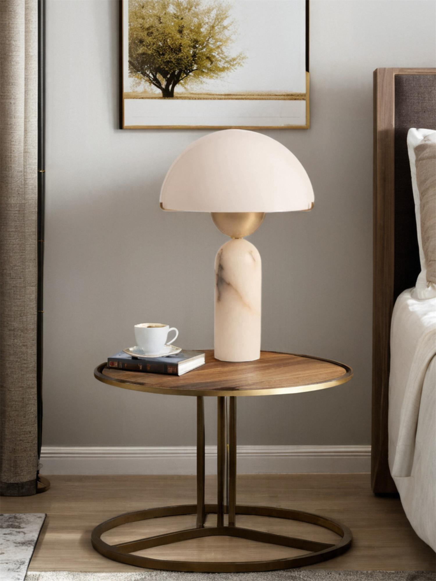 Alabaster Bloom Table Lamp
