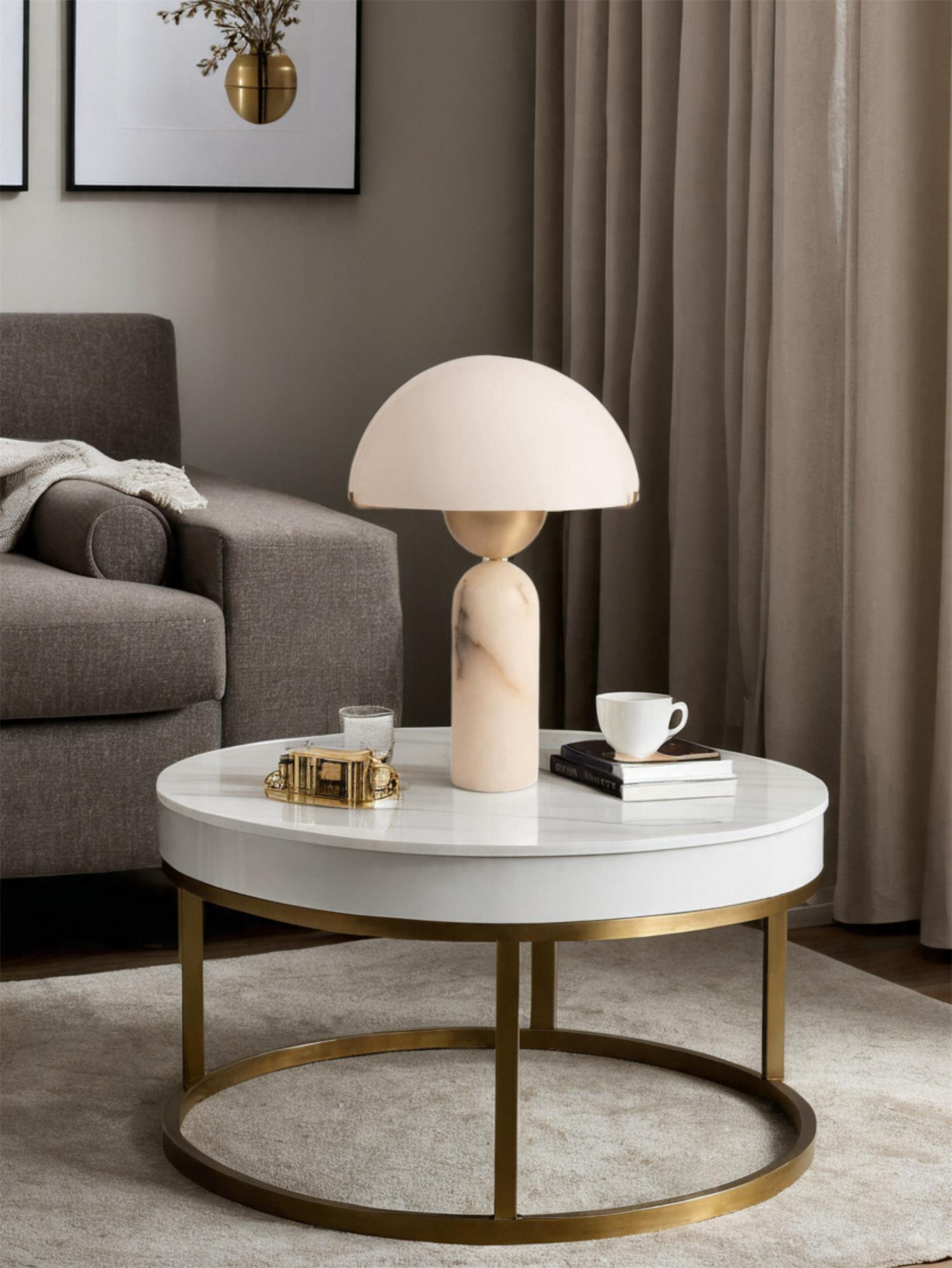 Alabaster Bloom Table Lamp