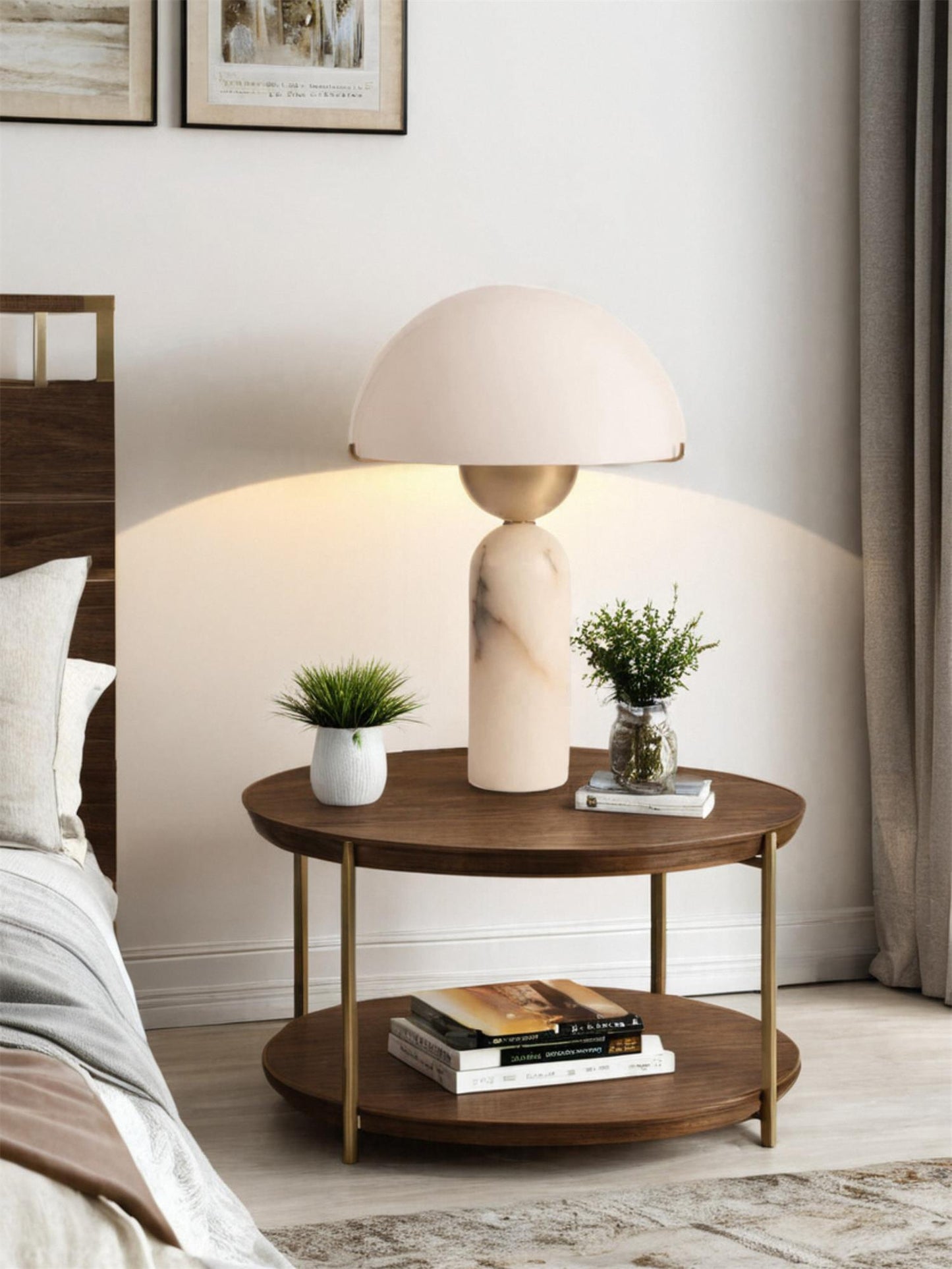 Alabaster Bloom Table Lamp