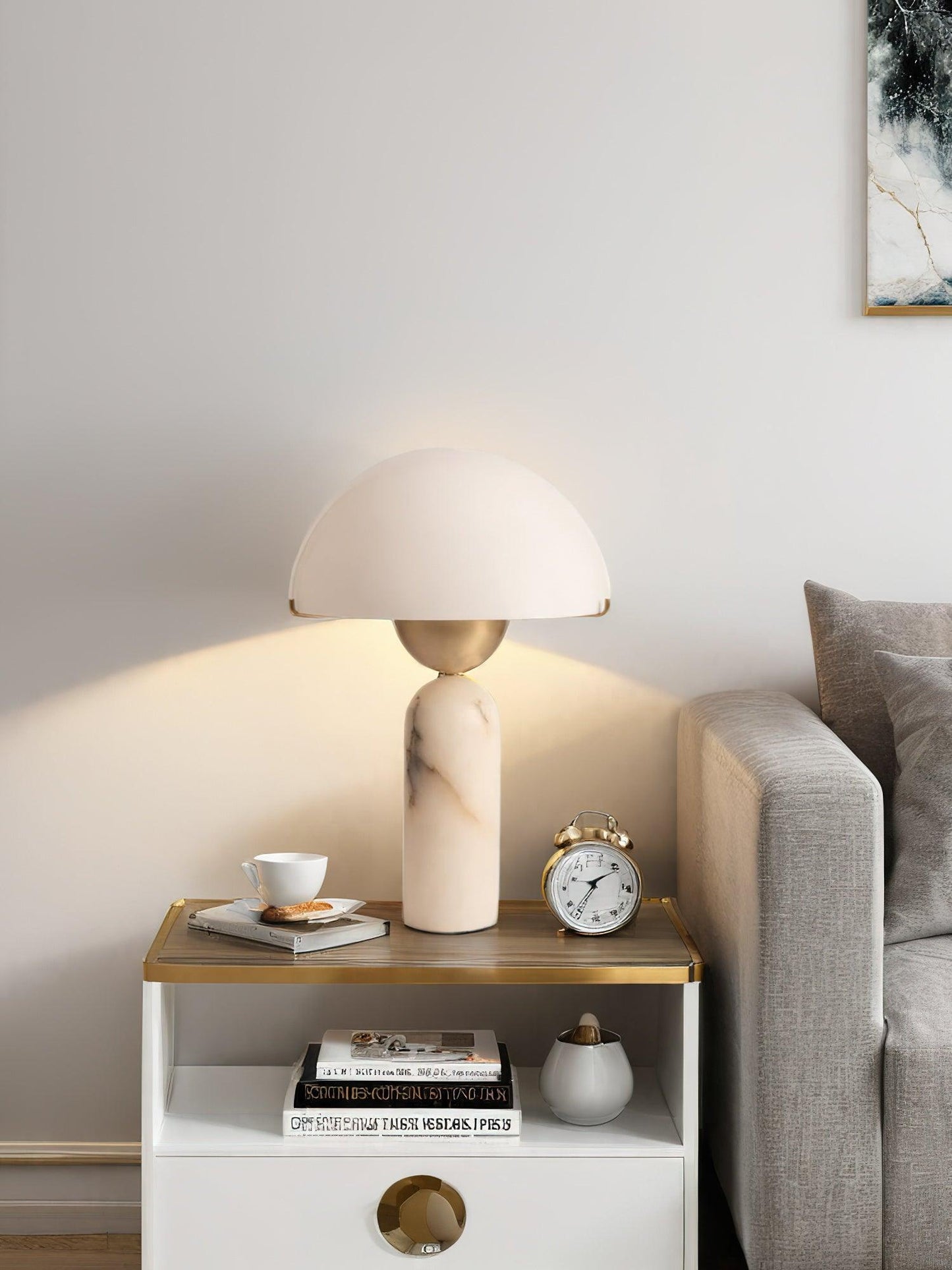 Alabaster Bloom Table Lamp