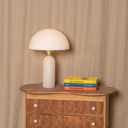 Alabaster Bloom Table Lamp