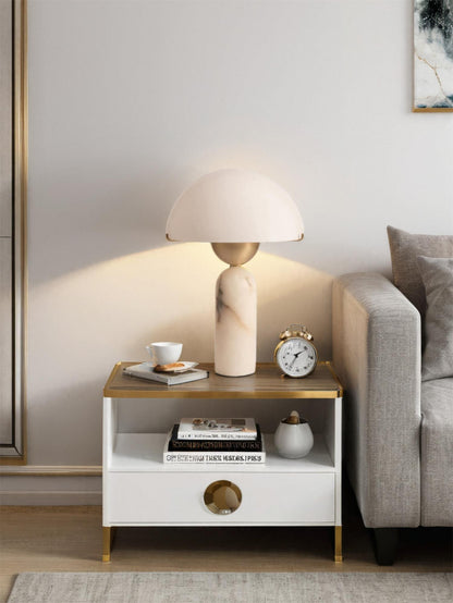 Alabaster Bloom Table Lamp