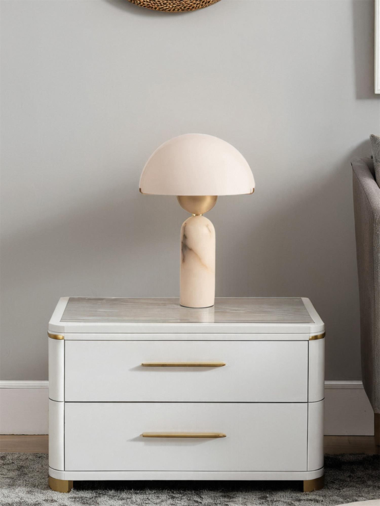 Alabaster Bloom Table Lamp