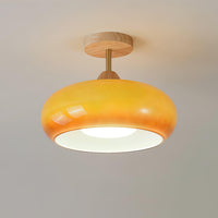 Natural wood color & Orange