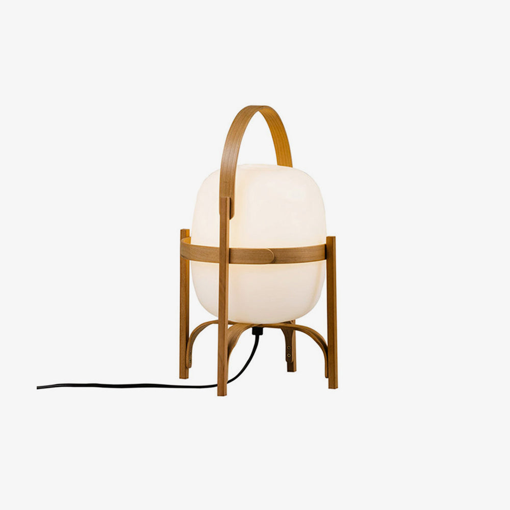 Glass Lantern Table Lamp