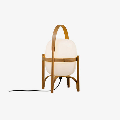 Glass Lantern Table Lamp