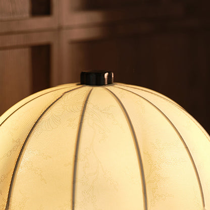 Petal Shade Wooden Table Lamp