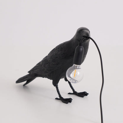 Obsidian Resin Table Lamp