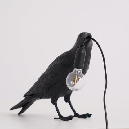Obsidian Resin Table Lamp