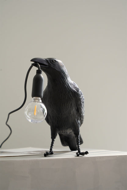 Obsidian Resin Table Lamp