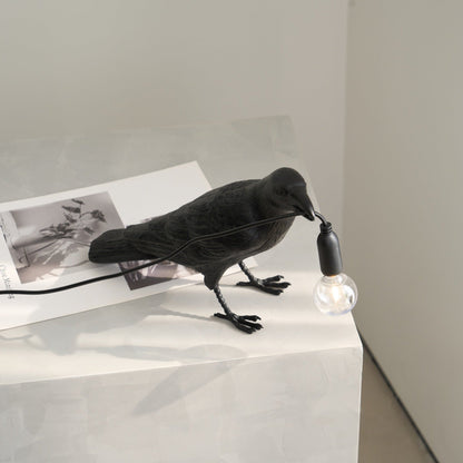 Obsidian Resin Table Lamp
