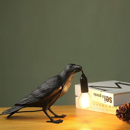 Obsidian Resin Table Lamp