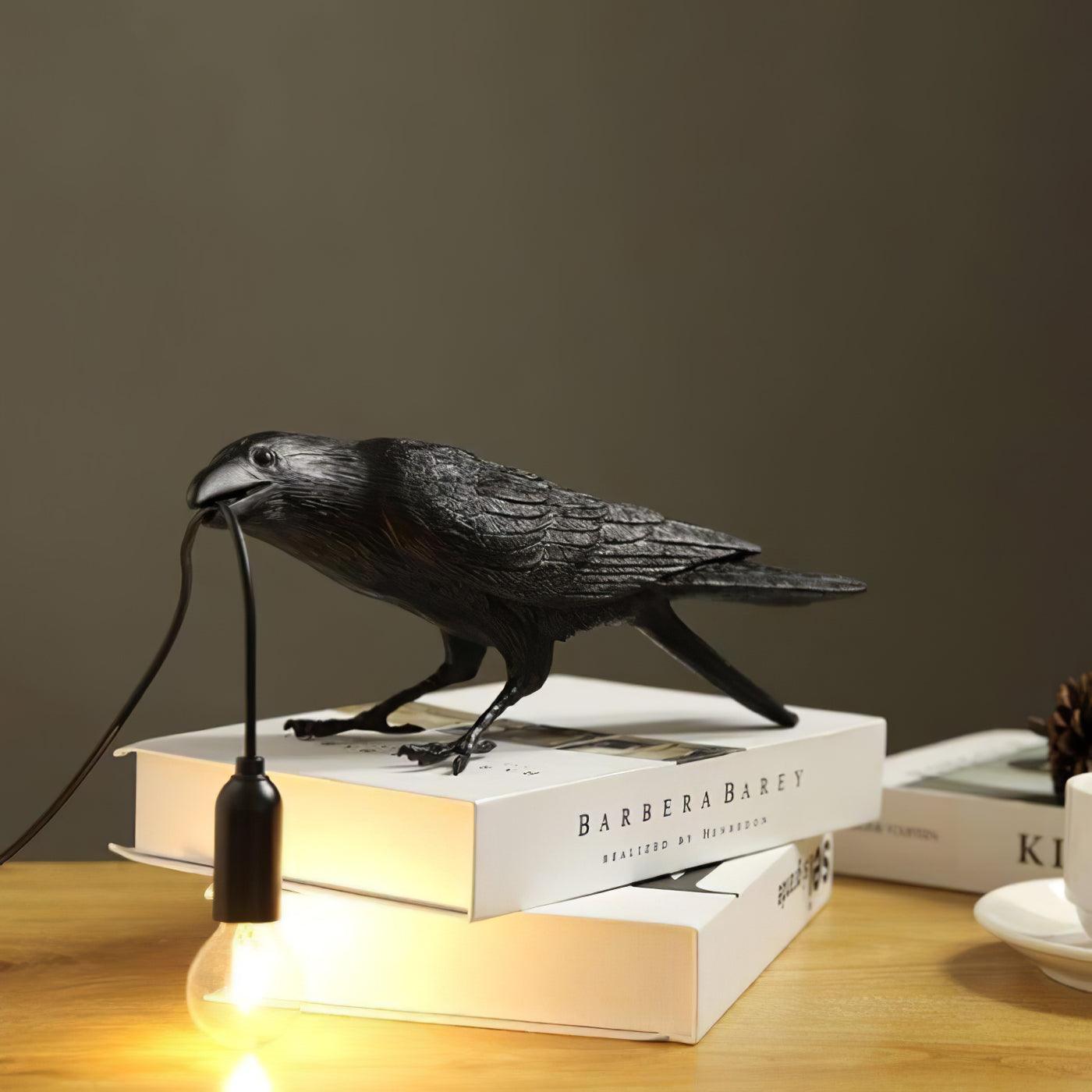 Obsidian Resin Table Lamp