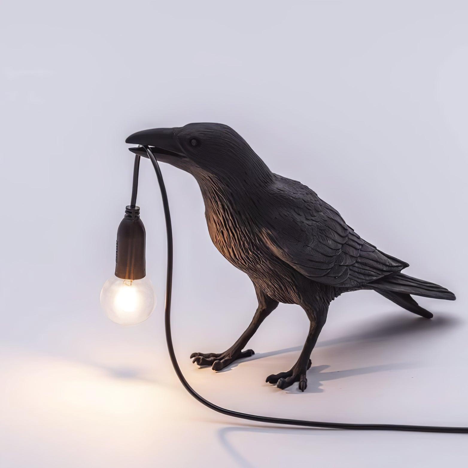 Obsidian Resin Table Lamp