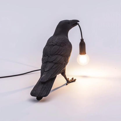 Obsidian Resin Table Lamp