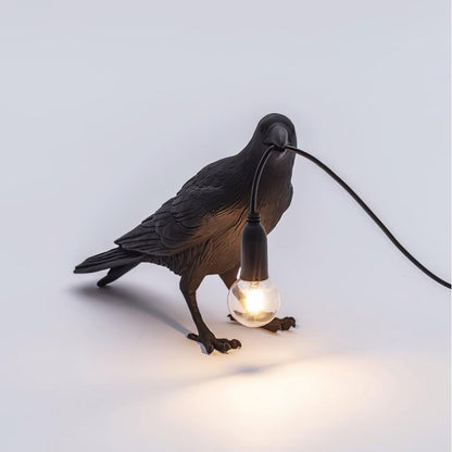 Obsidian Resin Table Lamp