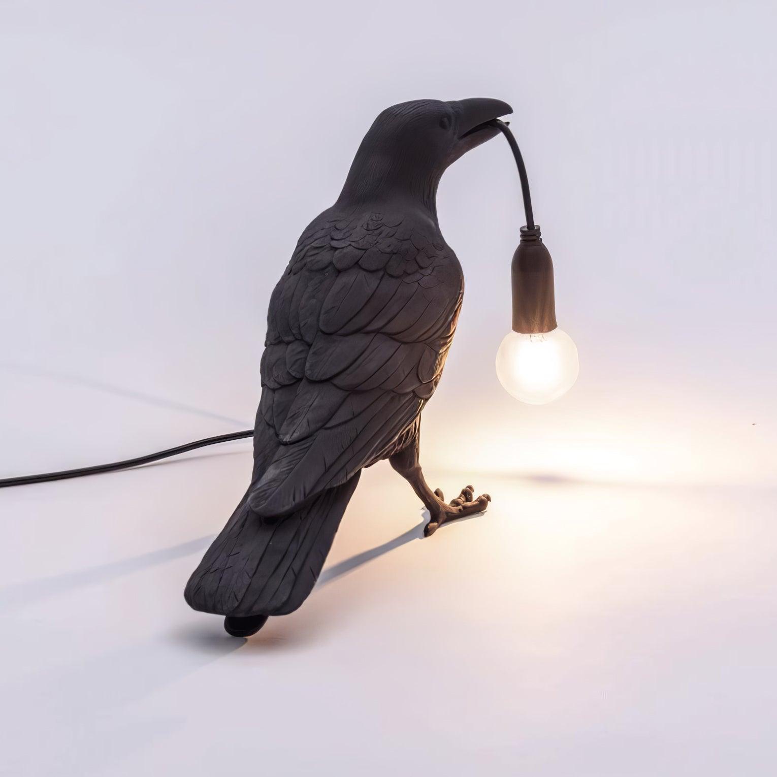 Obsidian Resin Table Lamp