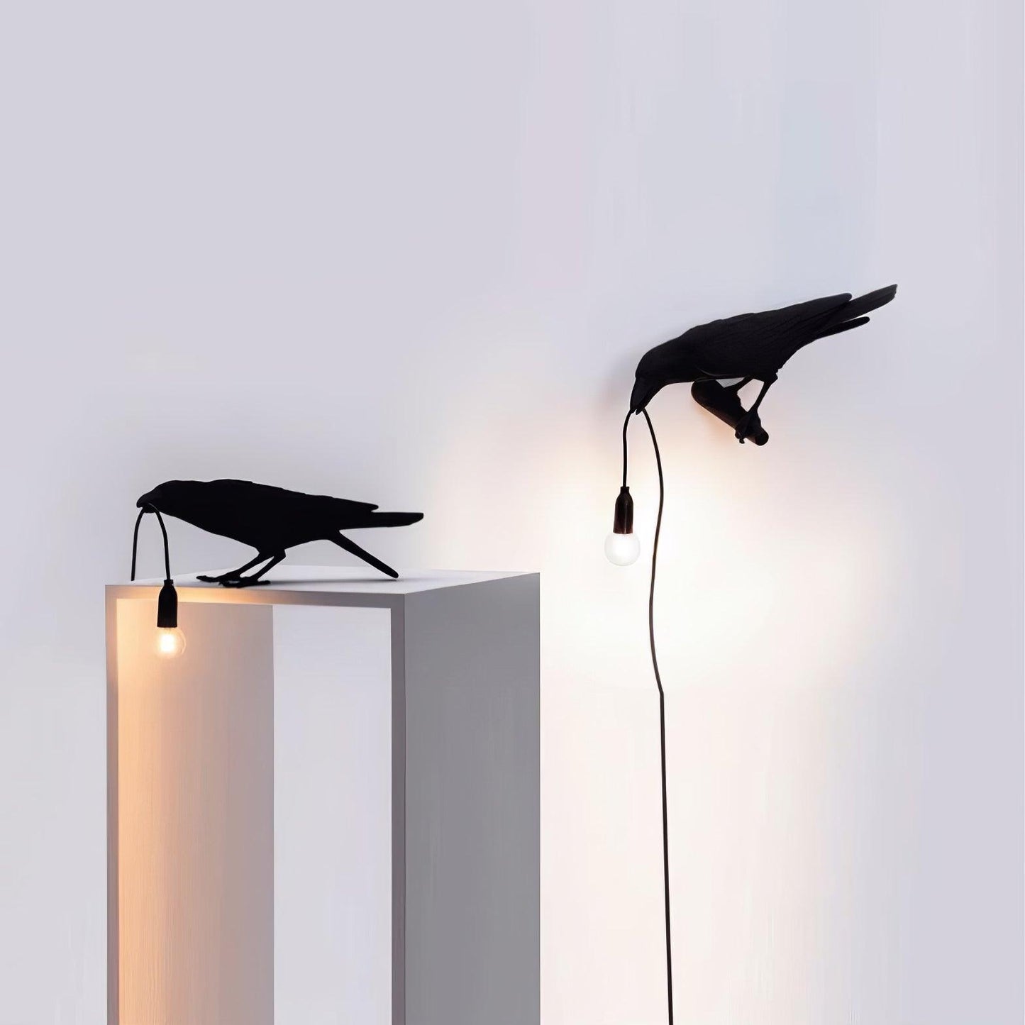 Obsidian Resin Table Lamp