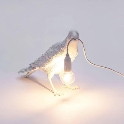 Obsidian Resin Table Lamp