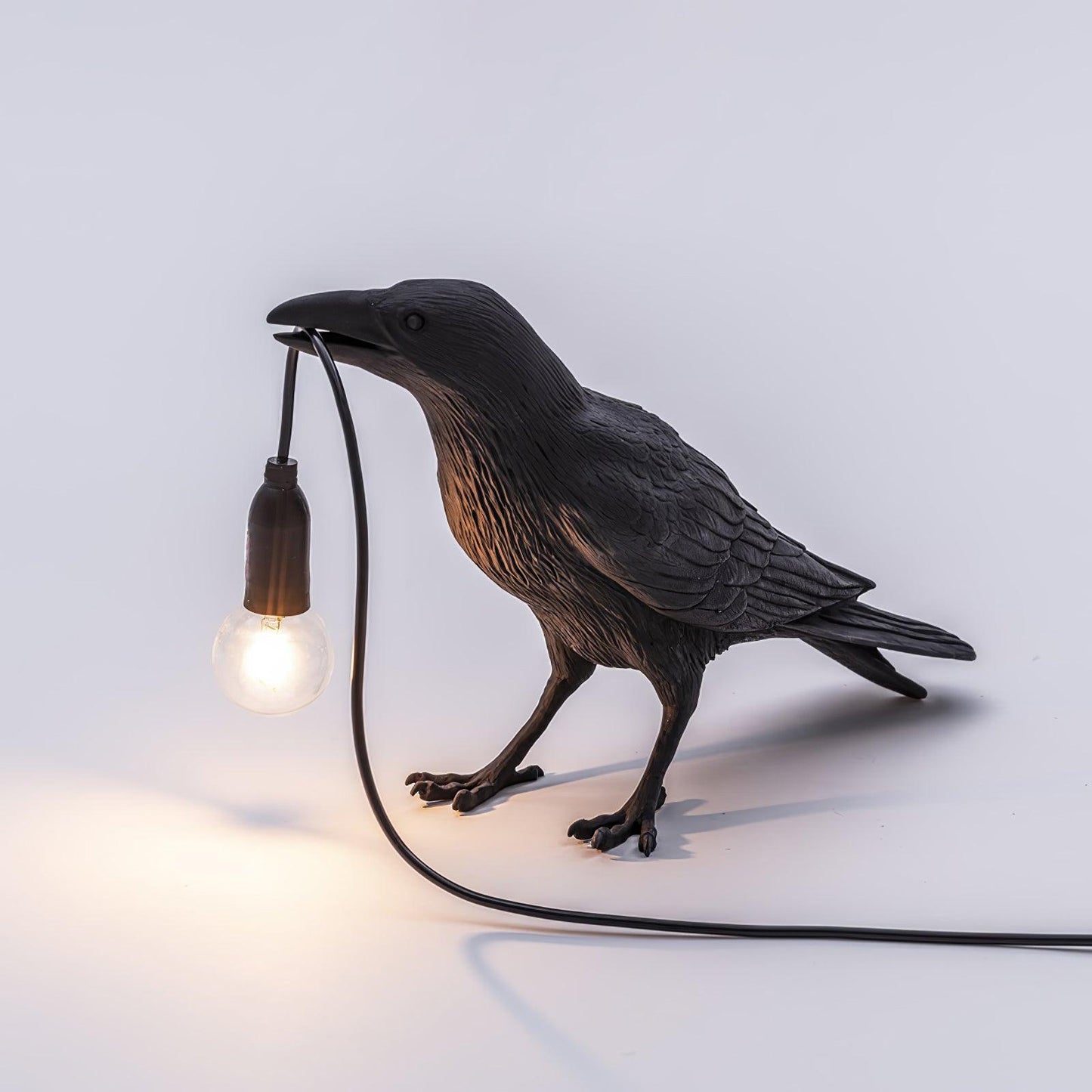 Obsidian Resin Table Lamp