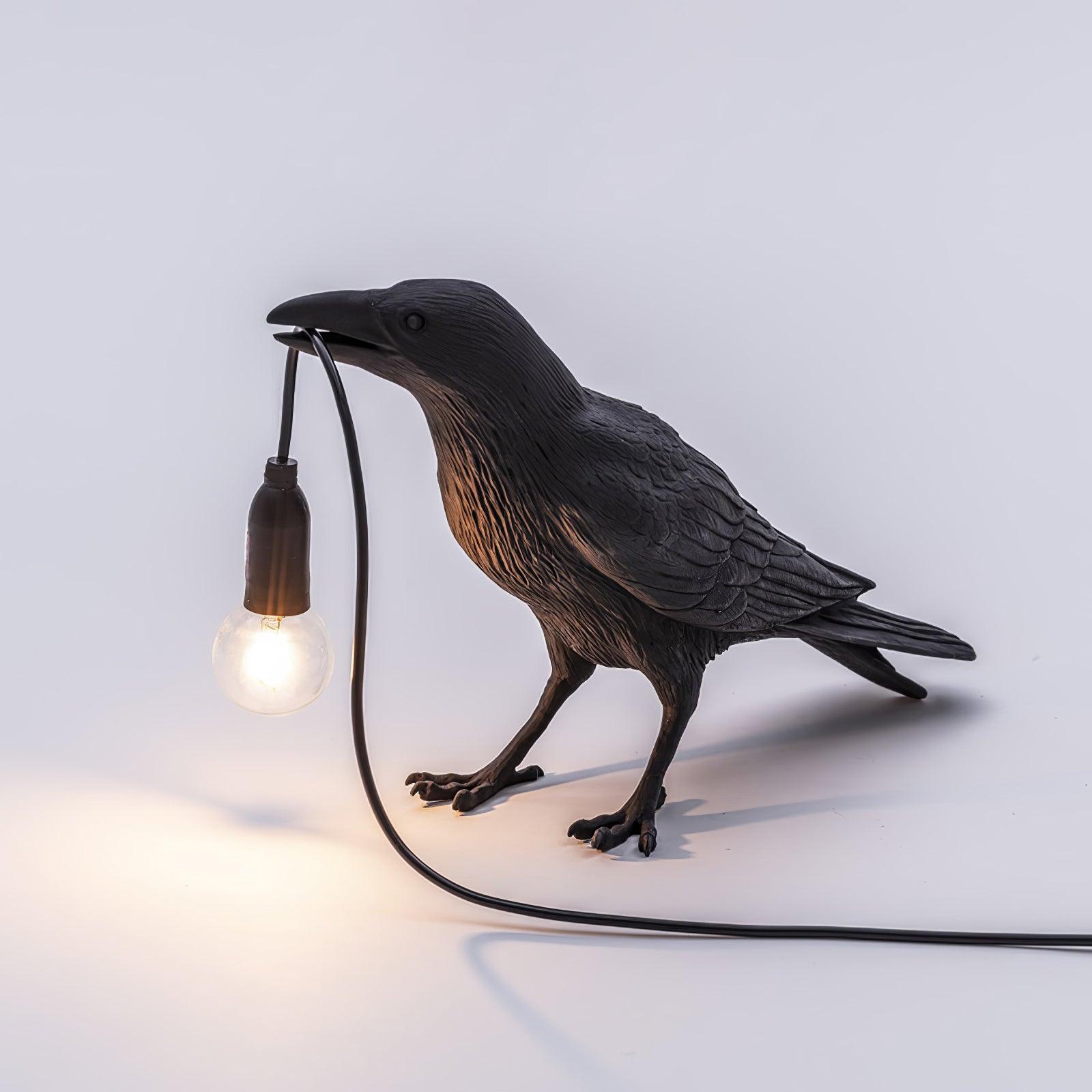 Obsidian Resin Table Lamp