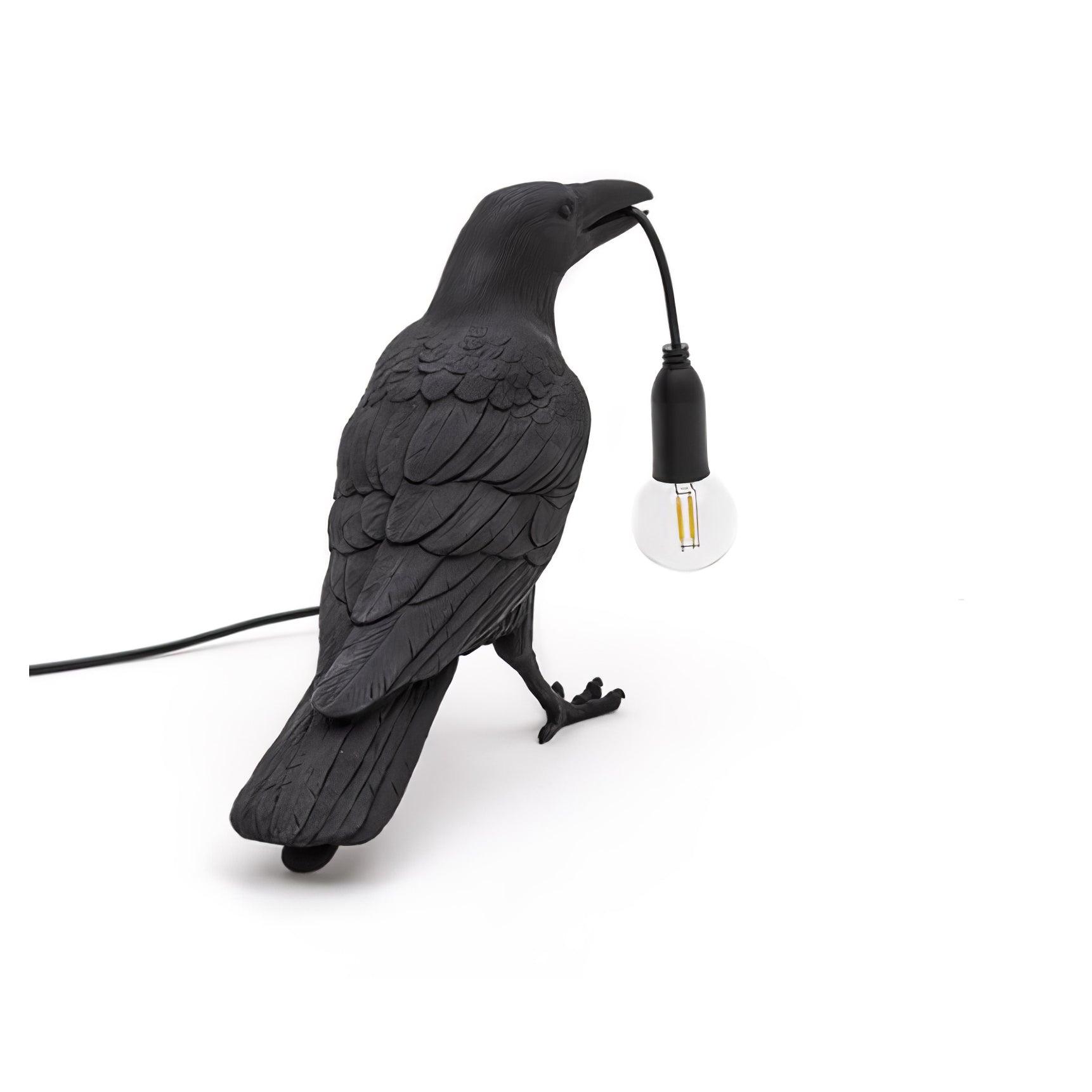 Obsidian Resin Table Lamp