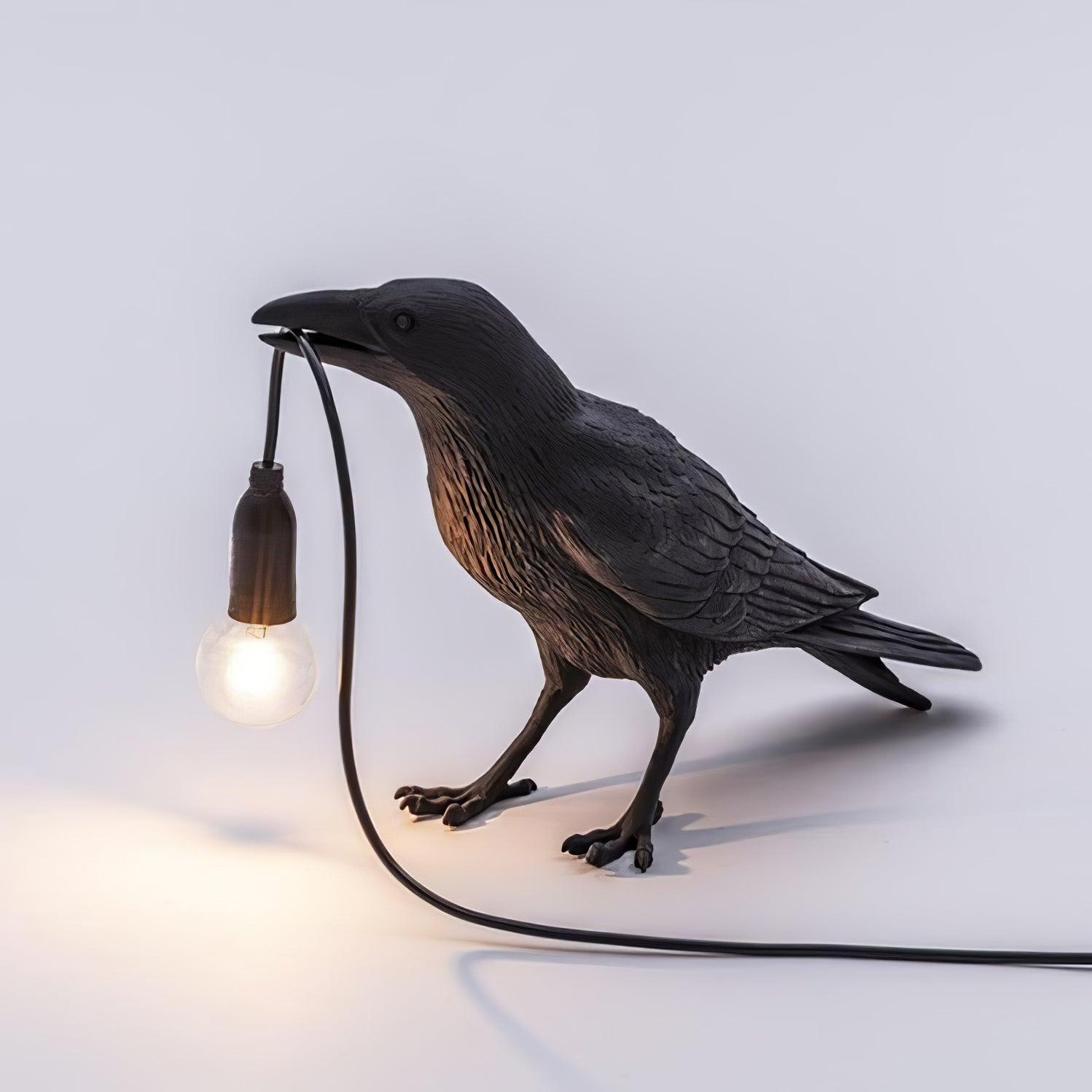 Obsidian Resin Table Lamp