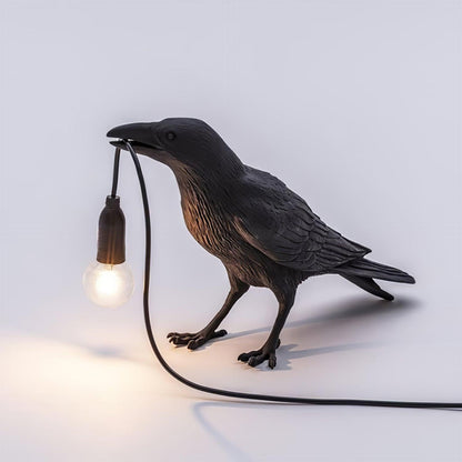 Obsidian Resin Table Lamp
