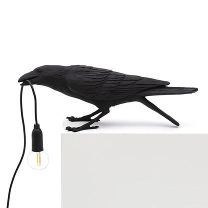 Obsidian Resin Table Lamp
