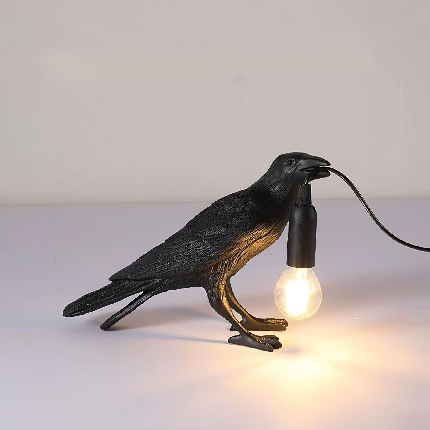 Obsidian Resin Table Lamp