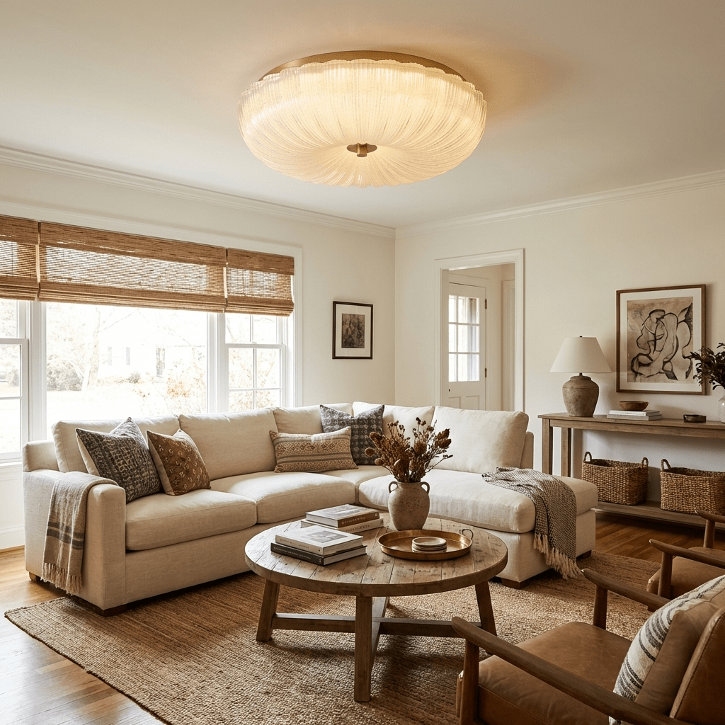 Frosted Ceiling Light
