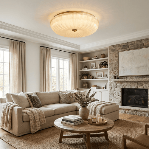 Frosted Ceiling Light