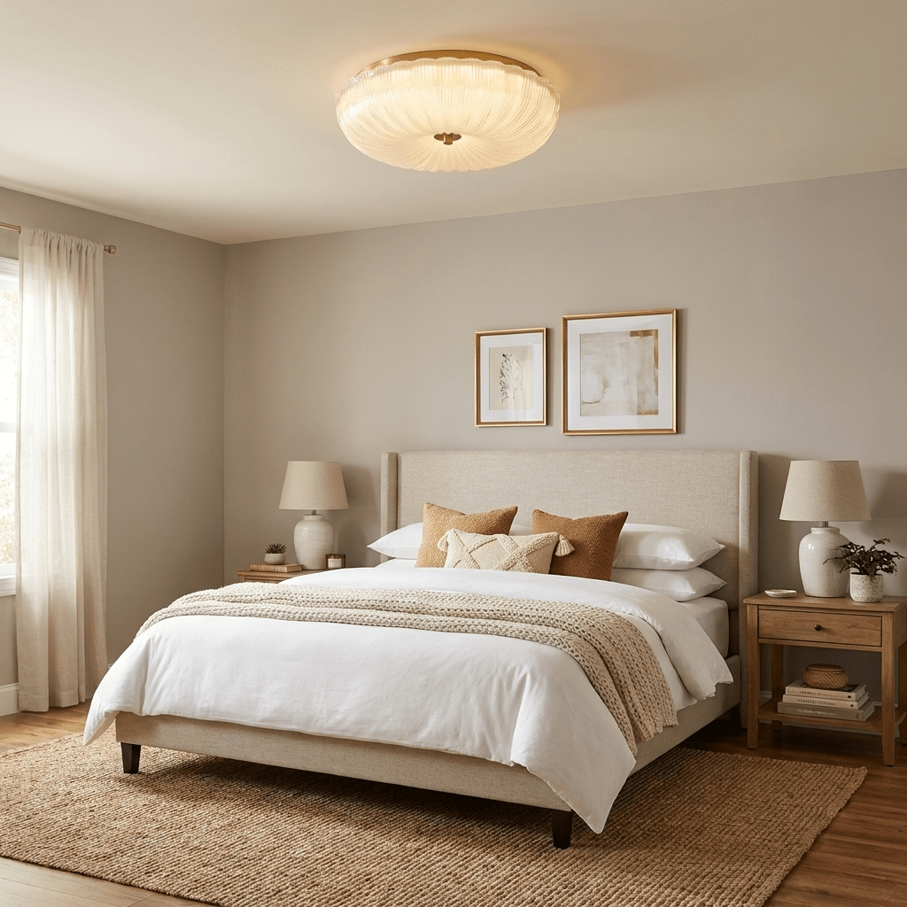 Frosted Ceiling Light