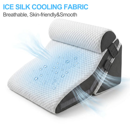 Wedge Pillow with Neck Support