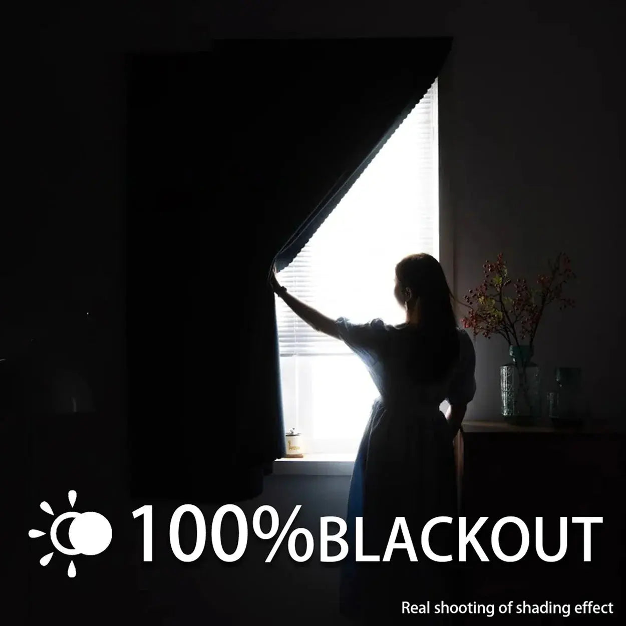 Calmblock Self Adhesive Portable Blackout Curtains